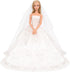 Set 11.5 Inch BARWA Wedding Dress with Veil White Princess Evening Party Clothes Wears Dress Outfit for Doll