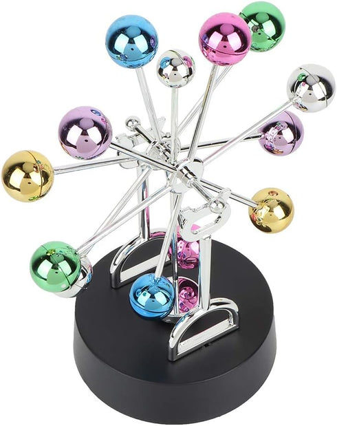 Newtons Cradle Pendulum, Physics Science Balance Desktop Decoration for Office, Calm Down Fidget Toy