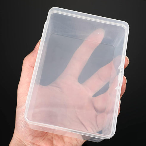 Playing Deck Card Storage Box - Plastic Card Boxes Compatible with 100 MTG Holder Storage Case.