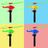 XIPEGPA 20PCS Colorful Helicopter Airplane Flying Helicopter with Airplane Launcher for Party Favors Birthdays
