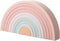 MCGMITT Rainbow Stacking Toy, Silicone Nesting Blocks for Toddlers, Montessori Color Shape Matching Toy Set