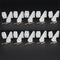 Hobbypark 10 Sets Nylon Standard Control Horns W13xL18xH25mm 4 Holes with Screw