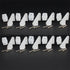 Hobbypark 10 Sets Nylon Standard Control Horns W13xL18xH25mm 4 Holes with Screw