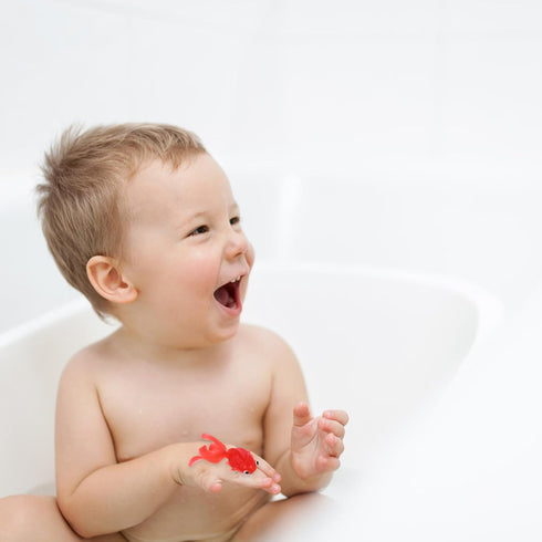 TOYANDONA Tub Toys Bathing Set, Cartoon Bathtub with Fishing Water and Fish Pool Essentials for Kids