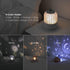 360 4 8 9 1200mAh mooas Rotating Projector Melody Nightlight (White), Rotating Nightlight, Wonderland Night Light