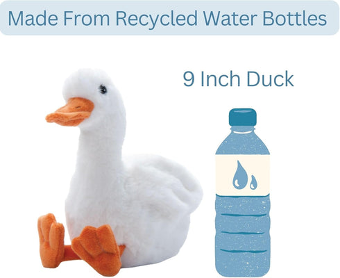 9 inches The Petting Zoo Floppy Duck Stuffed Animal Plushie, Gifts for Kids, Wild Onez Wildlife Animals, Duck Plush Toy