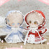 niannyyhouse Dresses Ponchos Gown Outfit for 20cm 8in Plush Doll Clothes Dress Up (Blue)