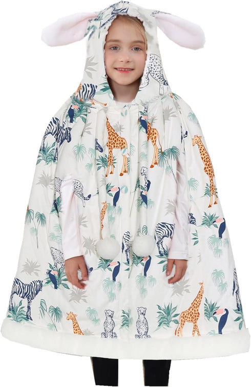 Insular Kids Car Seat Poncho, Baby Baby Girls Hooded Cape Cloak Coat