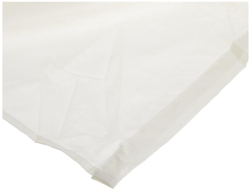 100% 52"L 28"W 13.5" American Baby Company Natural Cotton Percale Ruffled Crib Skirt, Cream, x +