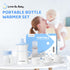 Set, Portable Bottle Warmer Little Bo Baby Portable Warmer with Baby Bottle and Adapter Travel Bottle Warmer