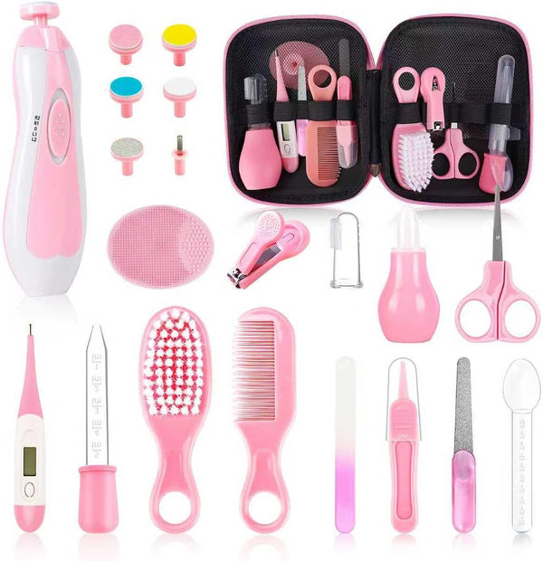 Baby Healthcare and Grooming Kit,22 in 1 Baby Electric Nail Trimmer Set,