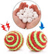 10 Pcs White Rattle Balls Inserts for Rattle Box Repair, Noise Maker Insert Rattle Toy for Animal Puppet Doll Baby Pet