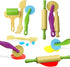 Dough Tools Set for Kids Ages 2-4 - 25pc Creative Play Accessories with Molds and Cutters