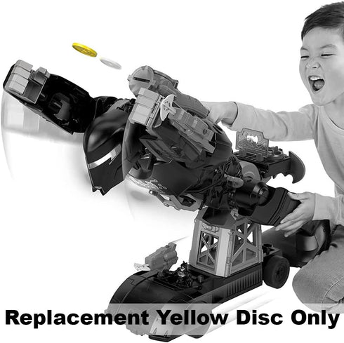 Imaginext Replacement Part DC Super-Friends Bat-Tech Batbot Playset - Replacement Yellow Disc