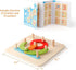 Set Coogam Wooden Letter Number Construction Puzzle Educational Stacking Blocks Toy Shape Color Sorter Pegboard
