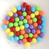 60pcs Chinese Checker Replacement Balls 14mm Acrylic Marbles in 6 Solid Colors for Marble Run Games