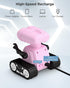 Programming, 6-12 Robot Toys for Kids, Rechargeable Remote Control Robot Toys with Walkie Talkies, Gesture Sensing