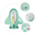 BESPORTBLE Bath Tub Thermometer Green PP Material Quick Accurate Temperature Gauge Cartoon Safe Bathing Essential