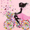 DEKOSH Girl Wall Decals for Kids Room, Butterflies and Flowers Wall Art Stickers for Nursery Decor