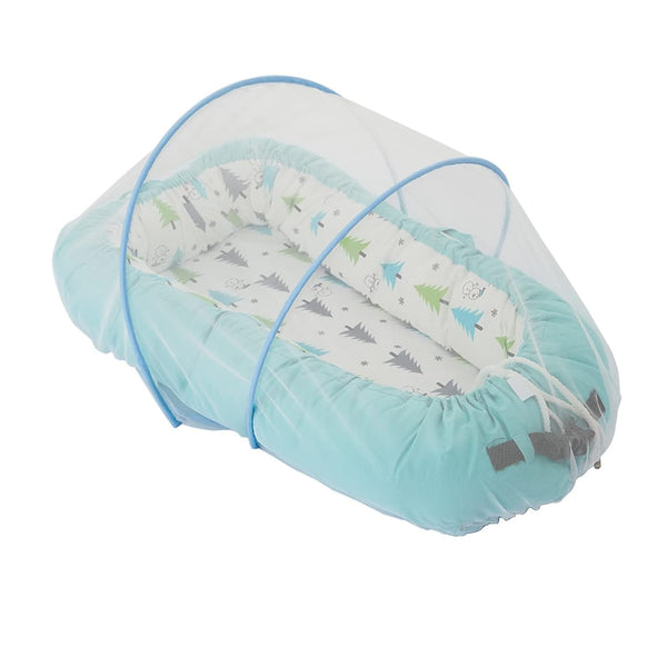 Psdndeww Baby Crib Mosquitoe Net Portable Foldable Infant Bed Canopy Netting Folding Net
