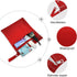 GOODOLD 2 Red Texture Wet Dry Bag for Baby Cloth Diaper Waterproof Reusable Travel Wet Bag with Two Zippered Pockets