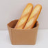 Funzhan 2pcs Artificial French Bread Baguette,Realistic PU Artificial Bread for Decoration,Fake Long Bread Props,Fake