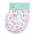 100% 4-Layer 22.5 11, 2-Pack, aden + anais Cotton Muslin Burpy Bib Multi-Use, Absorbent Burp Cloth and Full-Coverage