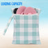 HDHBP 4 Pcs Checkerboard Wet Bag for Baby Swimsuit Dirty Clothes Diaper Yoga Gym, Wet Dry Bag, Beach Vacation Essential