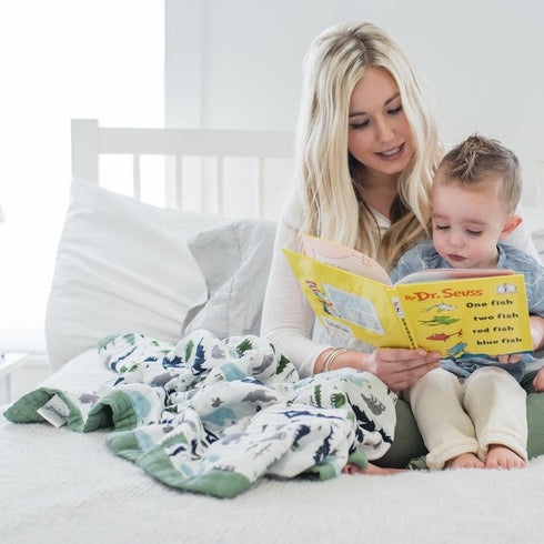 47 47 GRACED SOFT LUXURIES Muslin Baby Blanket | Breathable, Ultra-Soft Muslin Quilt | Perfect Receiving Blankets