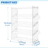 20 5 Assembly Monster Trucks Display Case Holding for Monster Trucks Acrylic Storage Case Tiers Monster Trucks