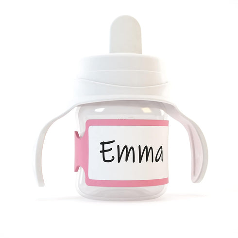 Pumpkin Doodle Permanent Write-on Labels for Bottles, Sippy Cups, Food Containers, 6pcs Multi-Pack