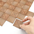 iLAND Dollhouse Flooring - 1/12 scale, 1/6 scale, 30pcs Double-Sided Dollhouse Floor Tiles, Classical Inlays & Marbling