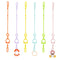 sopkdey Toy Straps for Baby, 6pcs Adjustable Toy Holder for Stroller Accessories, Silicone