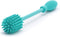 Chicco 9.5” Silicone Bottle Brush - Food-Grade Bristles, Teal, Dishwasher Safe