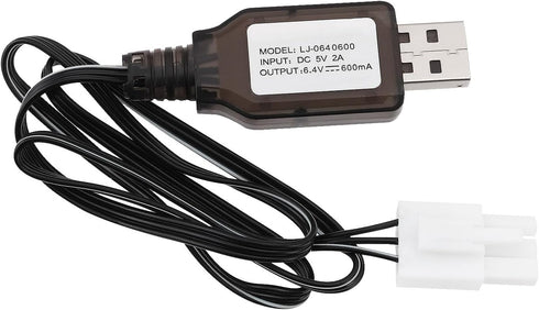 Briny River 2S Life 6.4V 600mA USB to EL4.5-3P Plug Batteries Charging Wire for