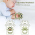 CAHILON 2 Pack 0-6 6-12 Baby Teething Toys Months, Adjustable Anti Dropping Wrist Teething Mittens, Food Grade Silicone