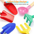 Katroiy 6 Set, Piece Kids Gardening Tools, Children Beach Sand Box Toys, Made of Metal with Sturdy Wooden Handle, Safe
