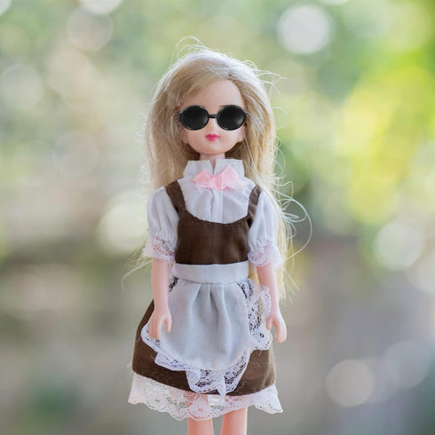 Toyvian 60PCS Miniature Doll Sunglasses, Plastic Glasses Decor for DIY Accessories and Dressing Supplies