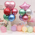 4 Sets of Reusable Balloon Stand Kits, Clear Balloon Stand with Base for Birthday Party Baby Shower Wedding Decoration