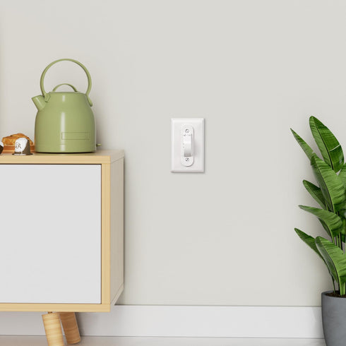 Wall Switch Guard, Child Proof Light Switch Cover, Toggle Style Protection, 2 Pack, White