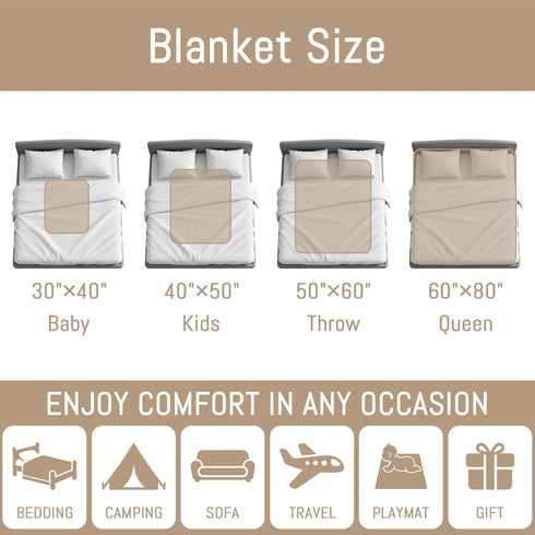 Selgkds Summer 60x80inch Boho Sea Turtles Seashells Bows Baby Blankets for Girl Boy Infant Newborn Toddler Nursery Crib
