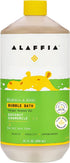 Alaffia Babies and Kids Bubble Bath, Gentle Cleansing & Calming Bubbles, Plant Based Formula, Vegan, Coconut Chamomile,