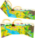 pinkking 3 4 5 Magnetic Reusable Sticker Book for Toddler, Dinosaur Activity Magnet Book for Years Boys Girls Road Trip