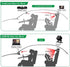 SAMFIWI Baby Car Mirror Safety Seat Mirror Camera and Monitor with Infrared Night Vision Best Baby Monitor for Car Seat