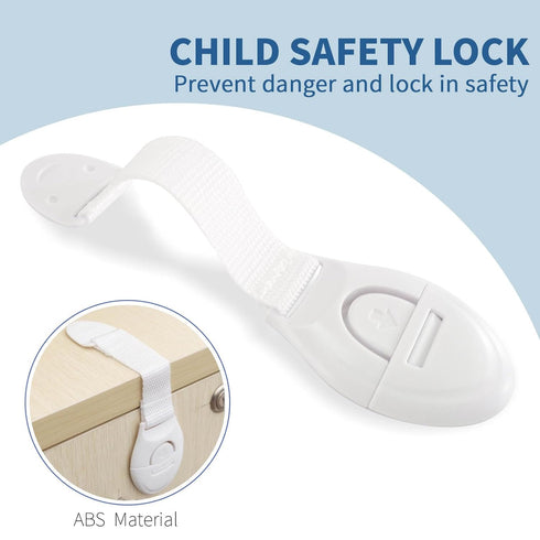 Generic 10 Pack Child Safety Ribbon Locks.