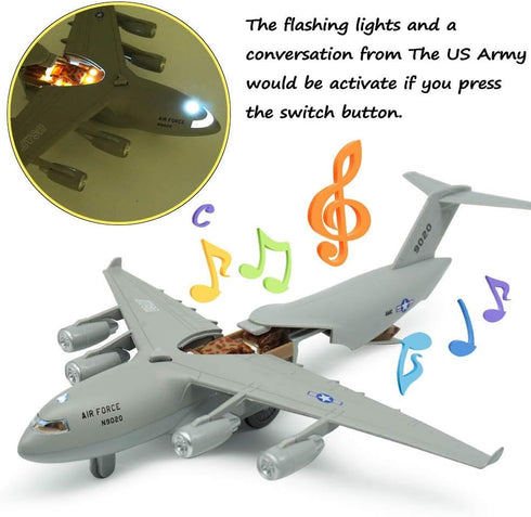 CORPER TOYS Diecast Plane Metal Pull-Back Aircraft Toys, Air Plane Model for Kids Birthday