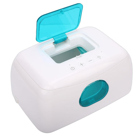 Focket Baby Wipe Warmer, USB Powered Large Capacity Wipe Warmer, Infant with Snap On Lid Viewable Windows Soft Glow