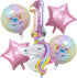 Unicorn Balloons Set - Unicorn Birthday Party Decorations for Girls, Foil Balloons for Wedding Baby Shower