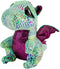 Beanie Baby Cinder Green Dinosaur Plush, 6 Inches