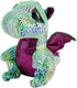 Beanie Baby Cinder Green Dinosaur Plush, 6 Inches